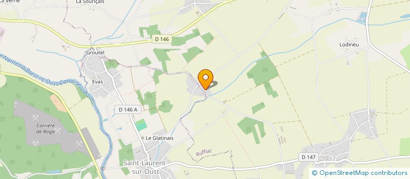 localisation de l'entreprise MADAME ANNE-MARIE GLON à RUFFIAC
