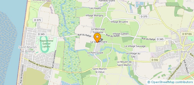 localisation de l'entreprise MADAME ANNE-MARIE GLUAIS  BREHAL