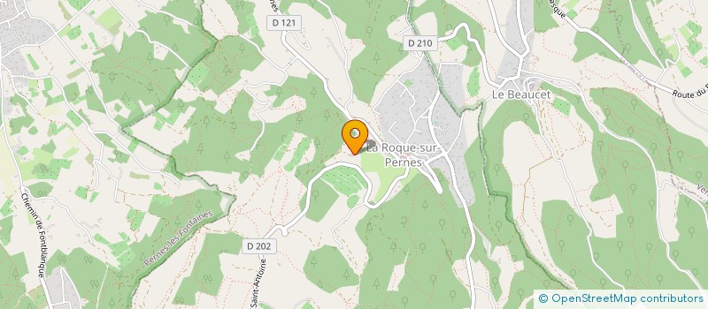 localisation de l'entreprise MADAME ANNE-MARIE GOIC  LA ROQUE-SUR-PERNES