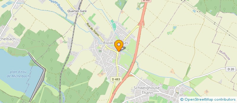 localisation de l'entreprise MADAME ANNE MARIE GOTHSCHECK  ASPACH-LE-BAS