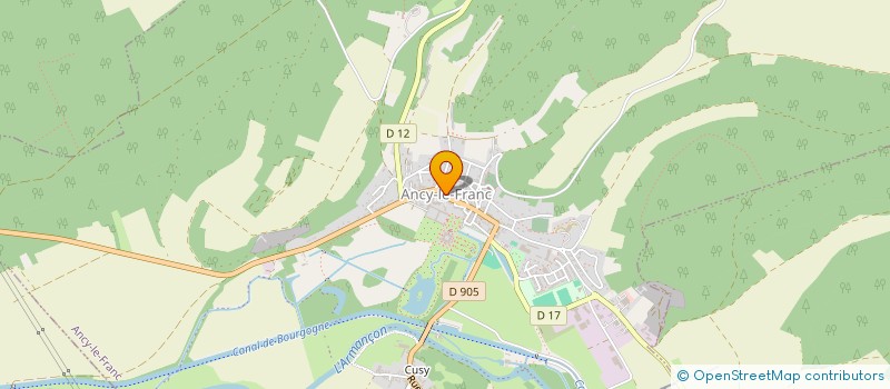 localisation de l'entreprise MADAME ANNE-MARIE GOTTI  ANCY-LE-FRANC