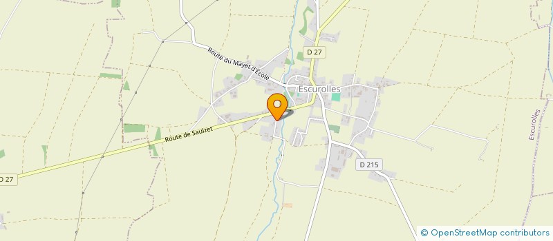 localisation de l'entreprise MADAME ANNE-MARIE GOULEFER  ESCUROLLES