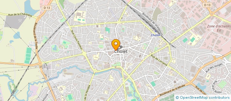 localisation de l'entreprise MADAME ANNE-MARIE GOURDON à CHOLET