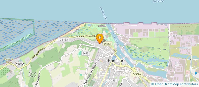 localisation de l'entreprise MADAME ANNE-MARIE GRANDVAL à SAINTE-ADRESSE