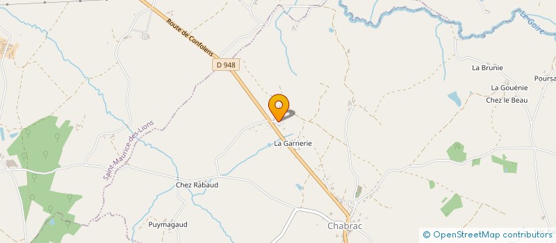 localisation de l'entreprise MADAME ANNE-MARIE GROSBOILLOT à CHABRAC
