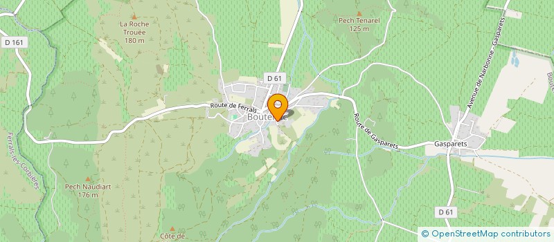 localisation de l'entreprise MADAME ANNE MARIE GUEDON  BOUTENAC