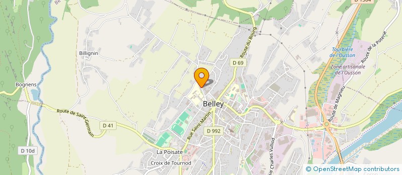 localisation de l'entreprise MADAME ANNE-MARIE GUY  BELLEY