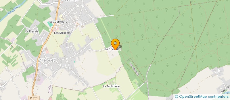 localisation de l'entreprise MADAME ANNE-MARIE HAAS  CHAILLES