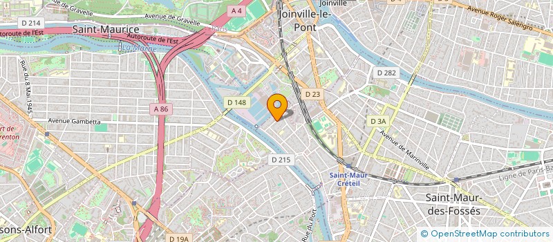 localisation de l'entreprise MADAME ANNE-MARIE HALLOUIN  SAINT-MAUR-DES-FOSSES