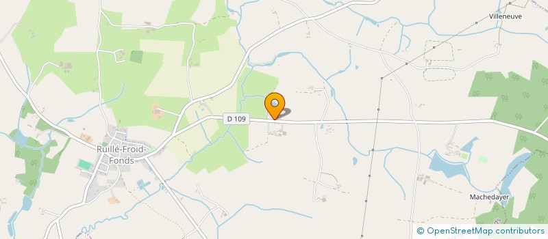 localisation de l'entreprise MADAME ANNE-MARIE HAUTBOIS  RUILLE-FROID-FONDS