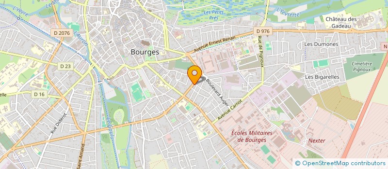 localisation de l'entreprise MADAME ANNE MARIE HELENE LAURIOZ  BOURGES