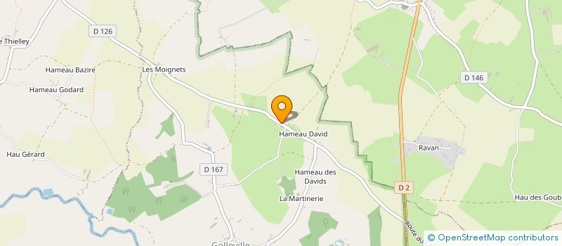 localisation de l'entreprise MADAME ANNE-MARIE HENNEQUIN  GOLLEVILLE