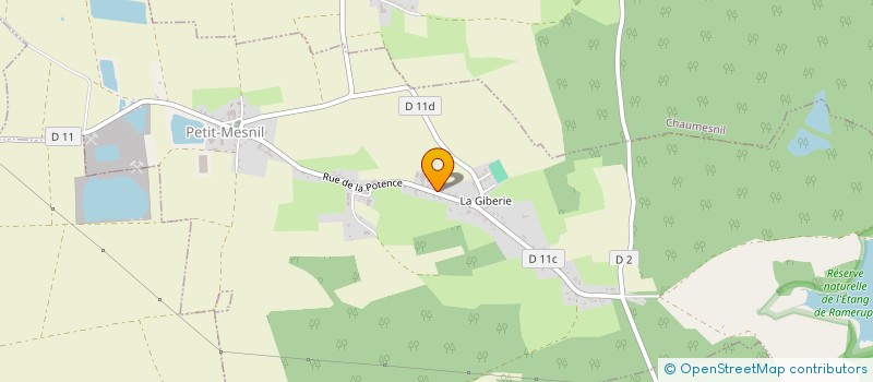 localisation de l'entreprise MADAME ANNE-MARIE HENNEQUIN  PETIT-MESNIL