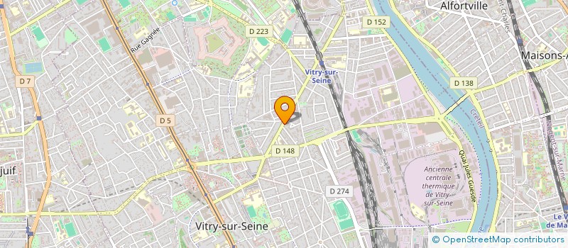 localisation de l'entreprise MADAME ANNE MARIE HO à VITRY-SUR-SEINE