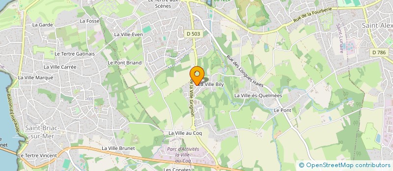 localisation de l'entreprise MADAME ANNE-MARIE HUBERT  SAINT-LUNAIRE