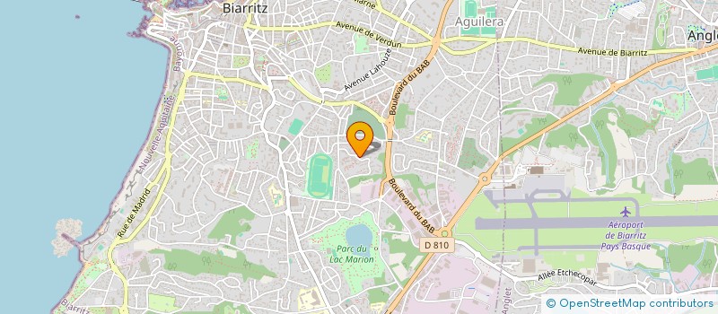 localisation de l'entreprise MADAME ANNE MARIE JABLONSKI à BIARRITZ