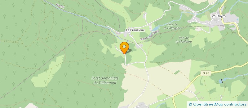 localisation de l'entreprise MADAME ANNE-MARIE JACQUEL  BELLEFONTAINE