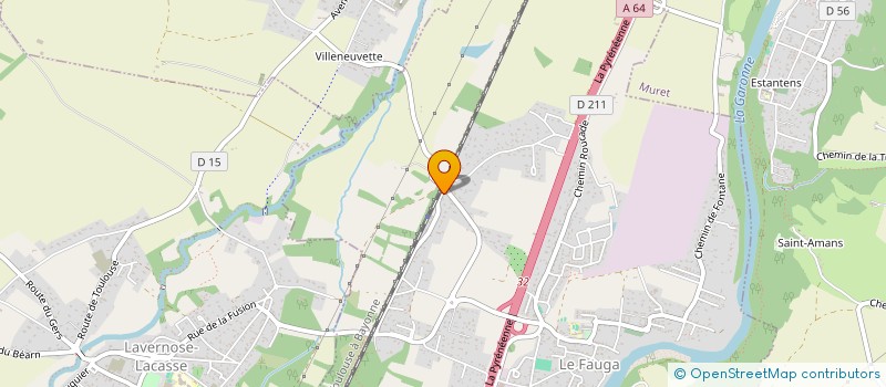 localisation de l'entreprise MADAME ANNE-MARIE JAMOTEAU  LE FAUGA