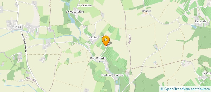 localisation de l'entreprise MADAME ANNE MARIE JANVIER  VERNOU-SUR-BRENNE