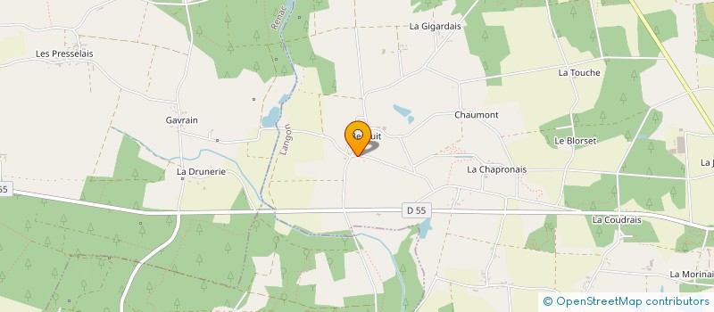 localisation de l'entreprise MADAME ANNE-MARIE JOANNIN à LANGON