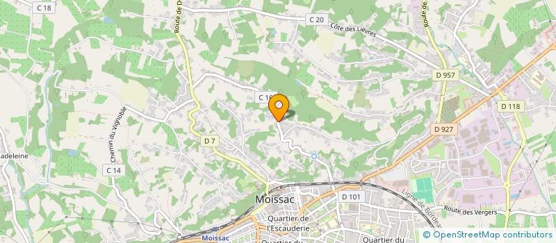 localisation de l'entreprise MADAME ANNE MARIE JOSEPH à MOISSAC