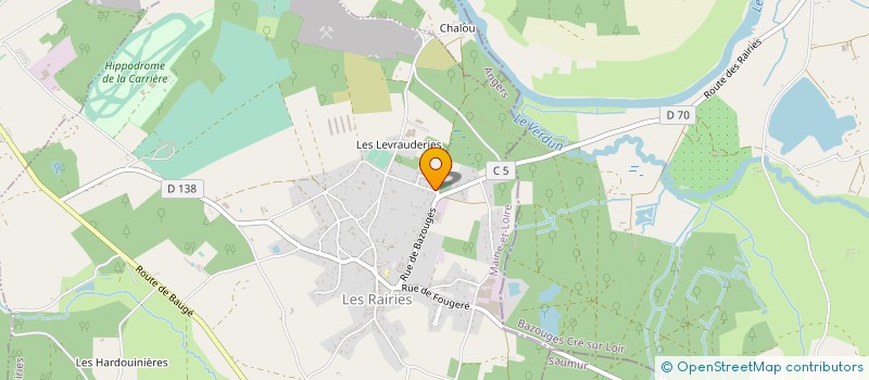 localisation de l'entreprise MADAME ANNE MARIE JOUIN  LES RAIRIES