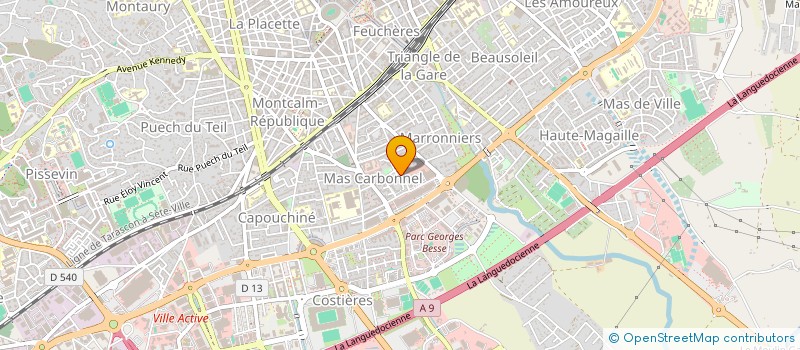 localisation de l'entreprise MADAME ANNE-MARIE JULIAN  NIMES