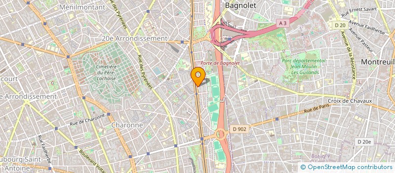 localisation de l'entreprise MADAME ANNE MARIE KABEYA TSHIMBILA  PARIS