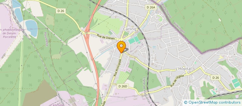 localisation de l'entreprise MADAME ANNE MARIE KIRCHMANN  CARLING