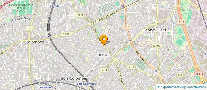 localisation de l'entreprise MADAME ANNE-MARIE KNAPP à BOIS-COLOMBES