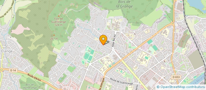 localisation de l'entreprise MADAME ANNE-MARIE KOCH  THIONVILLE