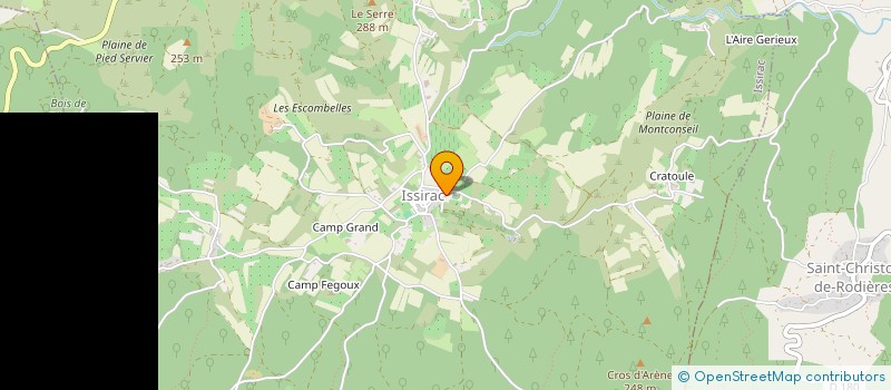 localisation de l'entreprise MADAME ANNE MARIE LABE  ISSIRAC