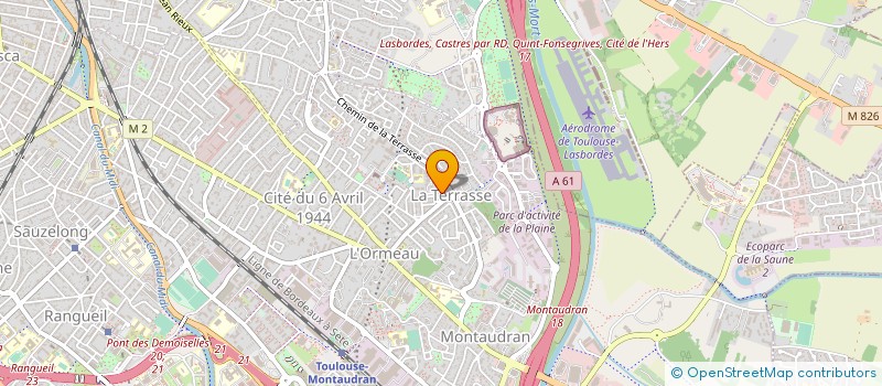 localisation de l'entreprise MADAME ANNE MARIE LACROUX à TOULOUSE