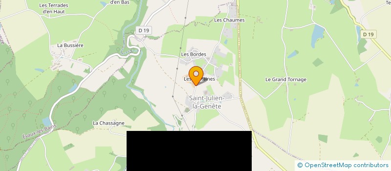 localisation de l'entreprise MADAME ANNE-MARIE LAFOND  SAINT-JULIEN-LA-GENETE