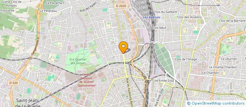 localisation de l'entreprise MADAME ANNE-MARIE LALLEMENT  ORLEANS