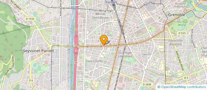 localisation de l'entreprise MADAME ANNE-MARIE LAMBERT à GRENOBLE