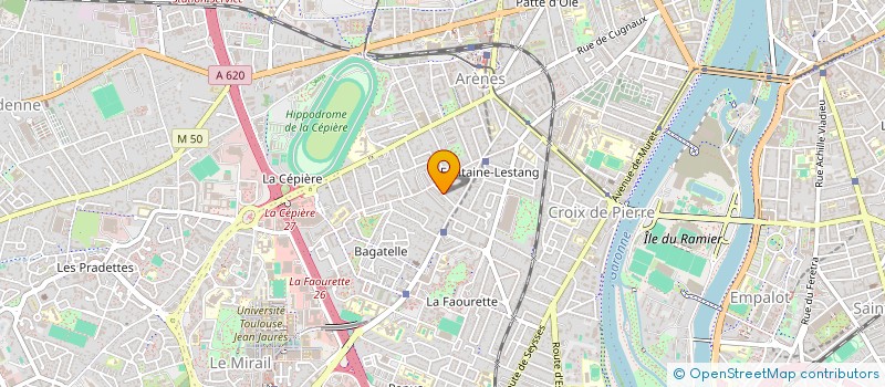localisation de l'entreprise MADAME ANNE-MARIE LAMEIRAS à TOULOUSE