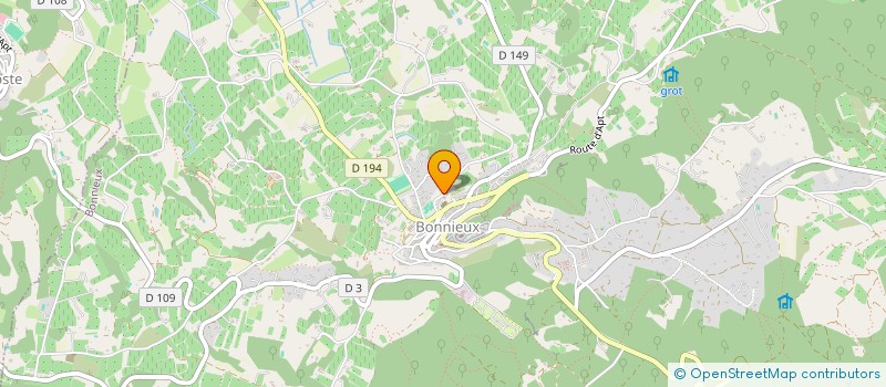 localisation de l'entreprise MADAME ANNE-MARIE LARDIERE  BONNIEUX