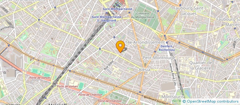 localisation de l'entreprise MADAME ANNE MARIE LAROCHE  PARIS