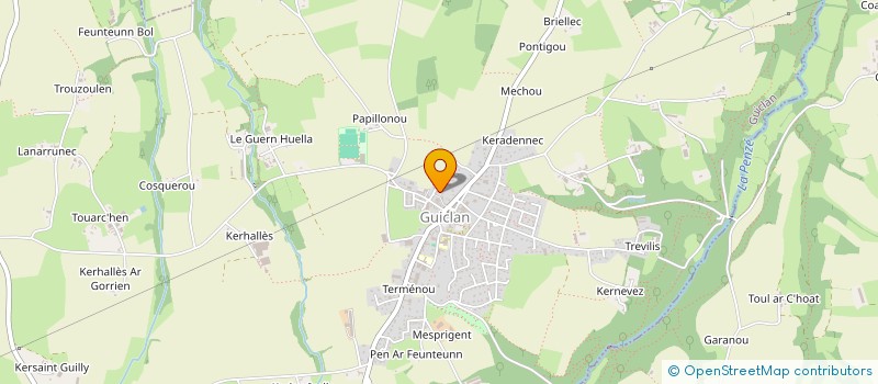 localisation de l'entreprise MADAME ANNE-MARIE LARVOR  GUICLAN