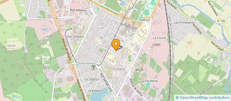 localisation de l'entreprise MADAME ANNE MARIE LAURY  ORLEANS
