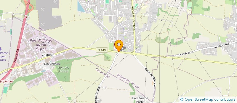 localisation de l'entreprise MADAME ANNE-MARIE LE BRUHEC  MIONS