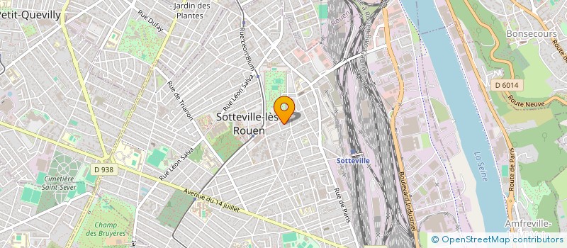 localisation de l'entreprise MADAME ANNE MARIE LE PIERES à SOTTEVILLE-LES-ROUEN