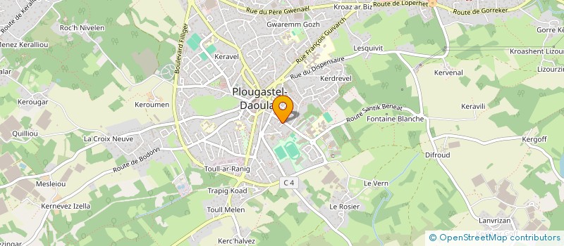 localisation de l'entreprise MADAME ANNE MARIE LE ROY à PLOUGASTEL-DAOULAS