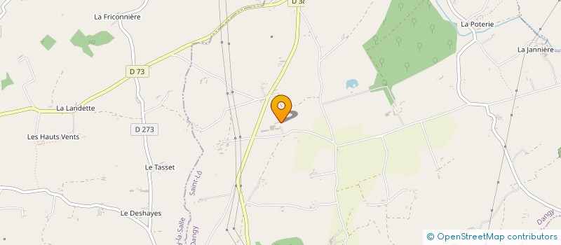 localisation de l'entreprise MADAME ANNE MARIE LECHANOINNE  DANGY