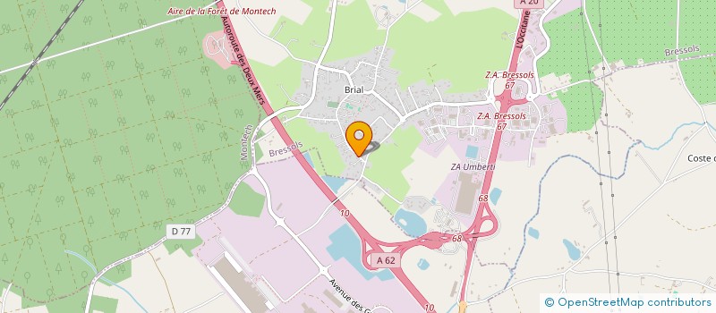 localisation de l'entreprise MADAME ANNE-MARIE LEFEUVRE  BRESSOLS