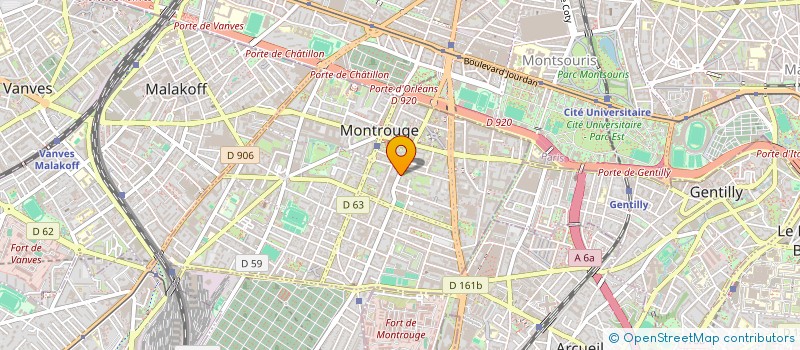 localisation de l'entreprise MADAME ANNE-MARIE LEHMANN à MONTROUGE