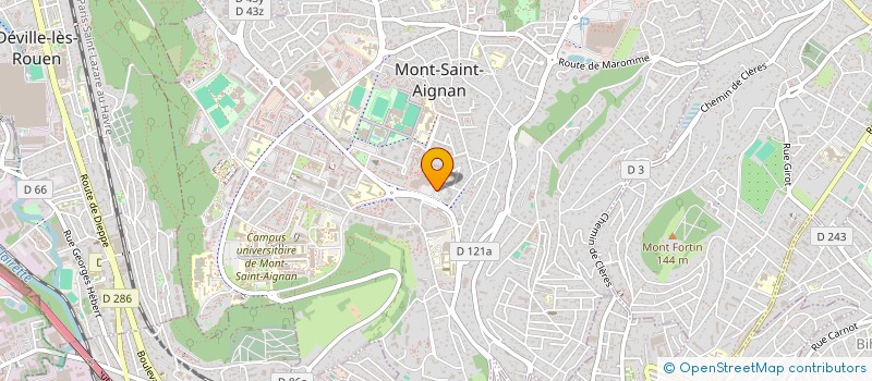 localisation de l'entreprise MADAME ANNE MARIE LEMONNIER  MONT-SAINT-AIGNAN