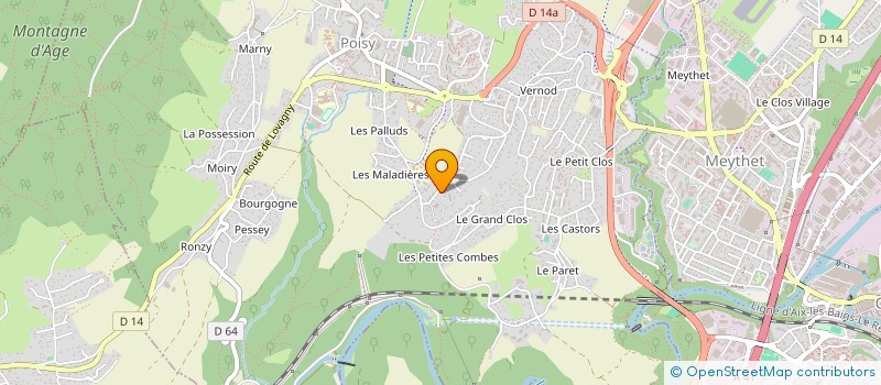 localisation de l'entreprise MADAME ANNE-MARIE LENOIR à POISY