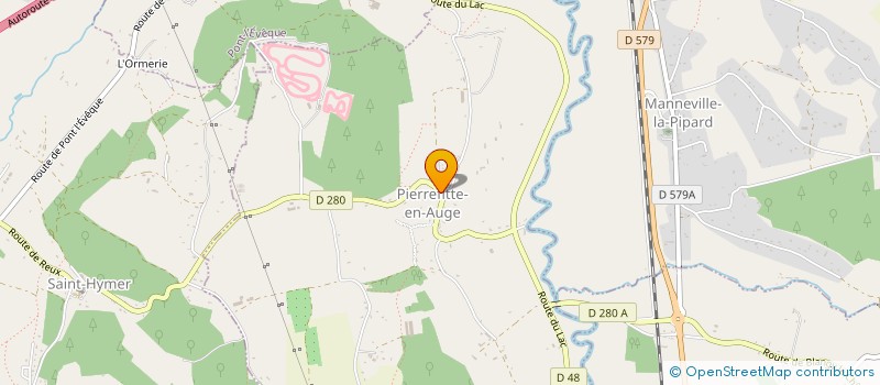 localisation de l'entreprise MADAME ANNE-MARIE LEPERE  PIERREFITTE-EN-AUGE